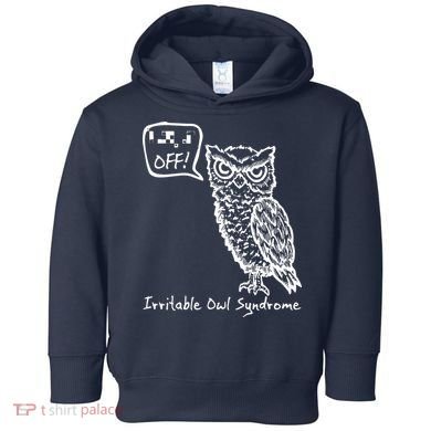 Irritable Owl Syndrome Toddler Hoodie
