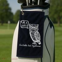 Irritable Owl Syndrome Golf Towel thumb 2