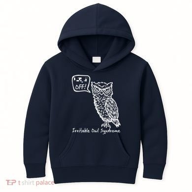 Irritable Owl Syndrome Kids Hoodie