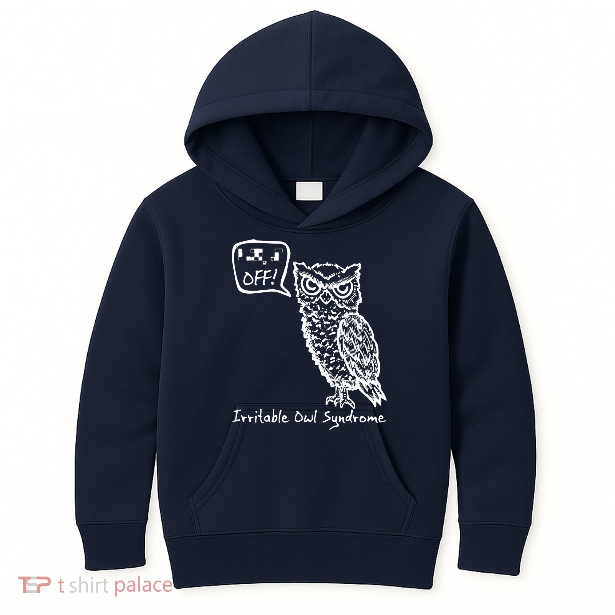 Irritable Owl Syndrome Kids Hoodie