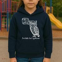 Irritable Owl Syndrome Kids Hoodie thumb 3