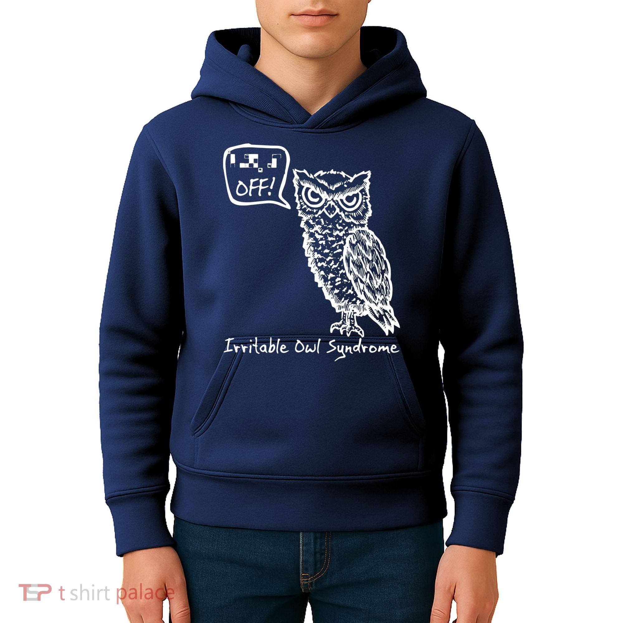 Irritable Owl Syndrome Kids Hoodie