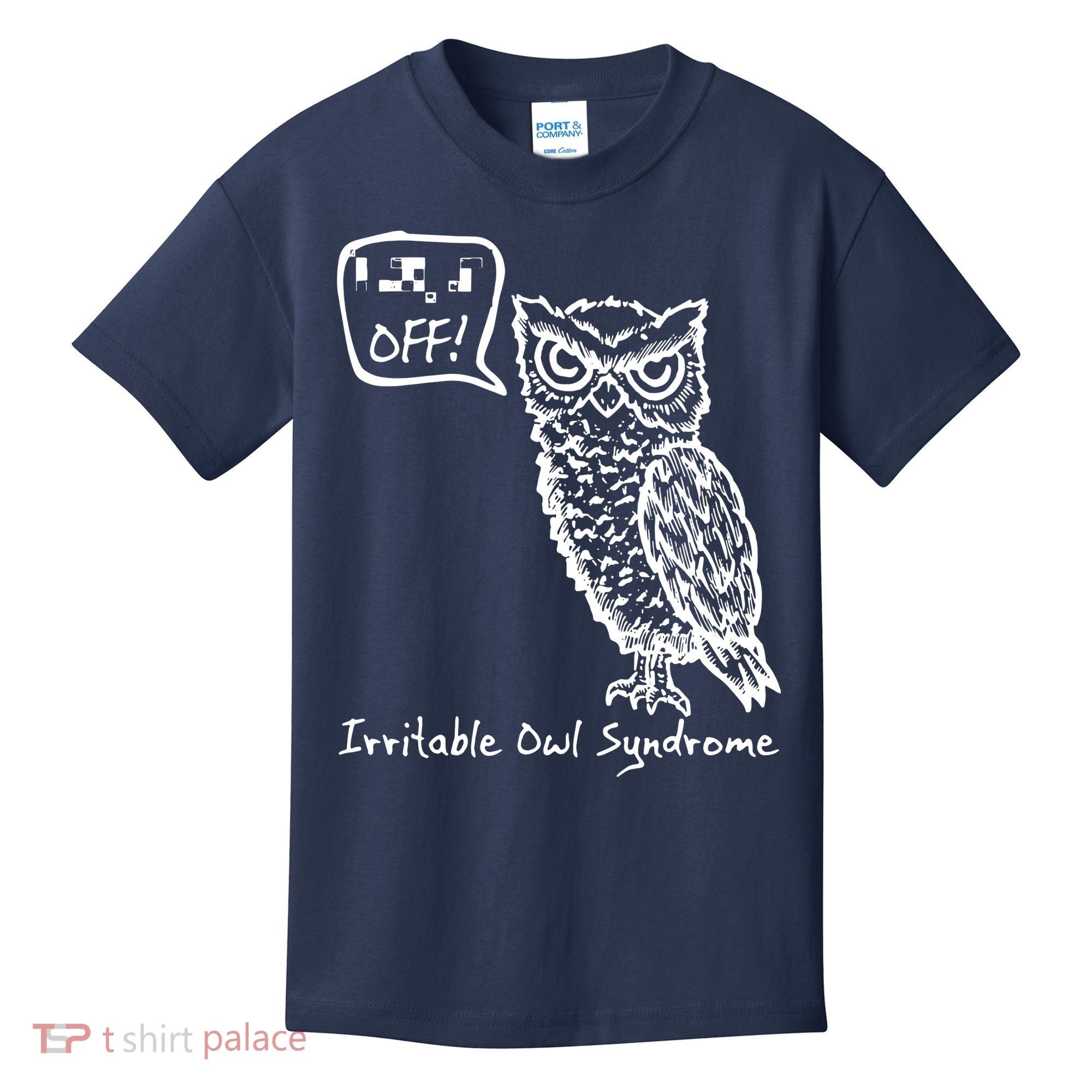 Irritable Owl Syndrome Kids T-Shirt
