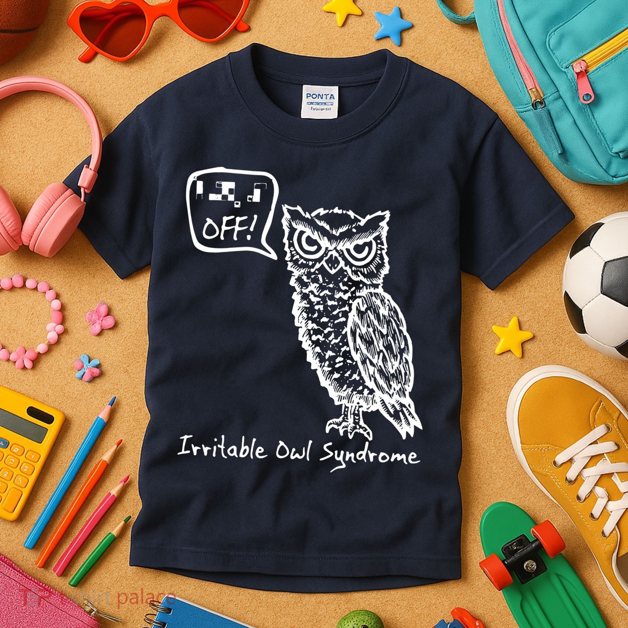 Irritable Owl Syndrome Kids T-Shirt