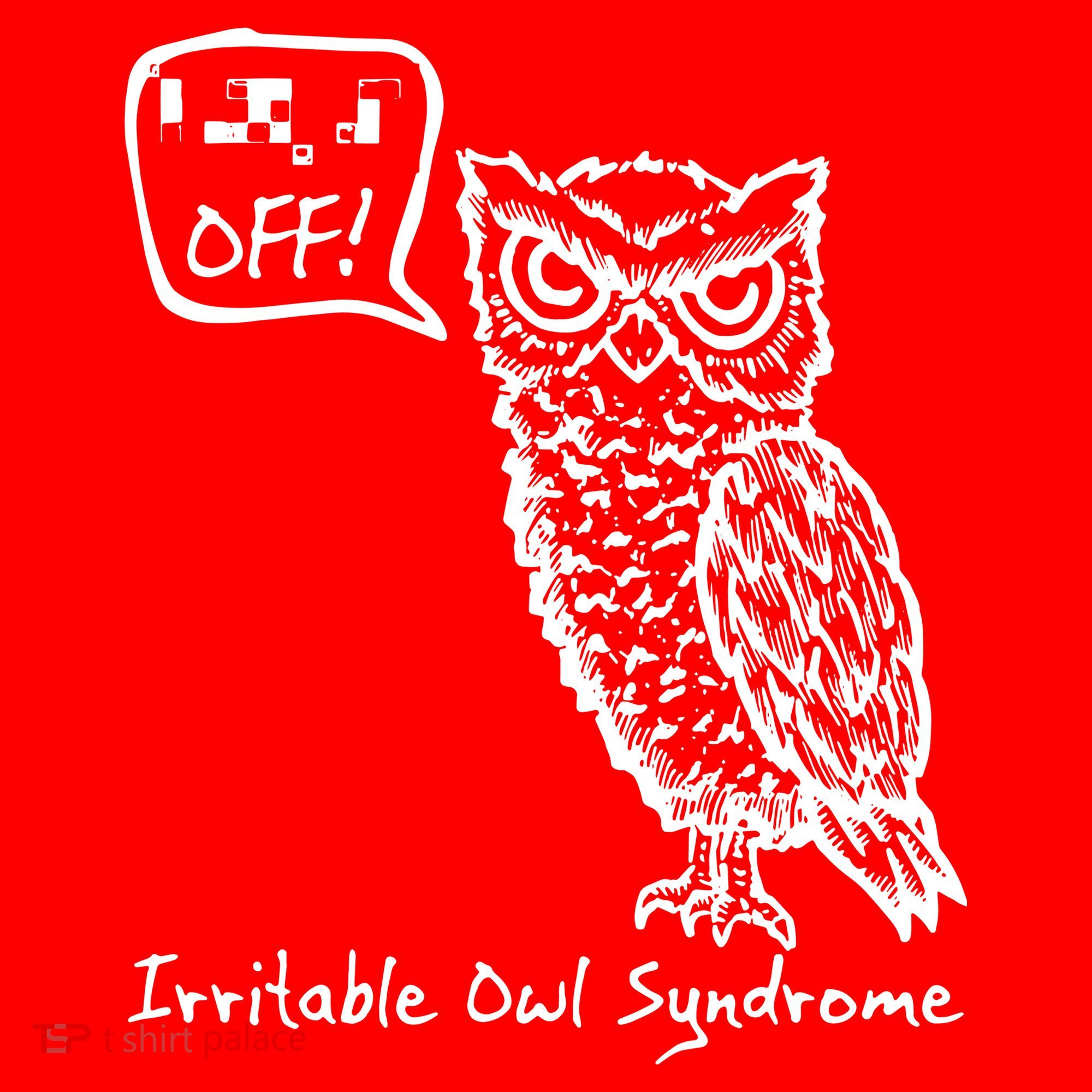 Irritable Owl Syndrome Santa Hat