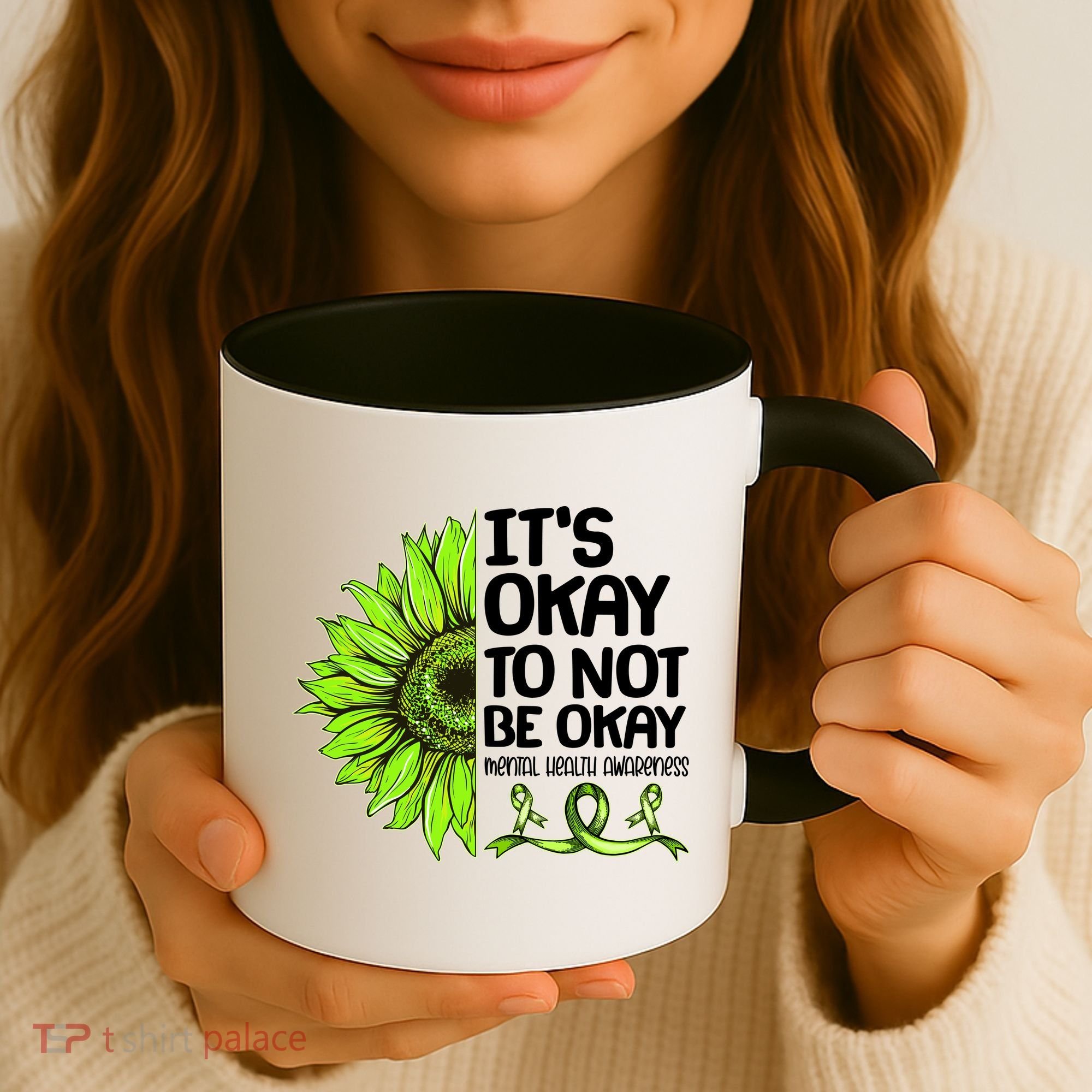 It's Okay To Not Be Okay Mental Health Awareness Coffee Mug
