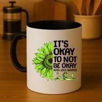 It's Okay To Not Be Okay Mental Health Awareness Coffee Mug thumb 4
