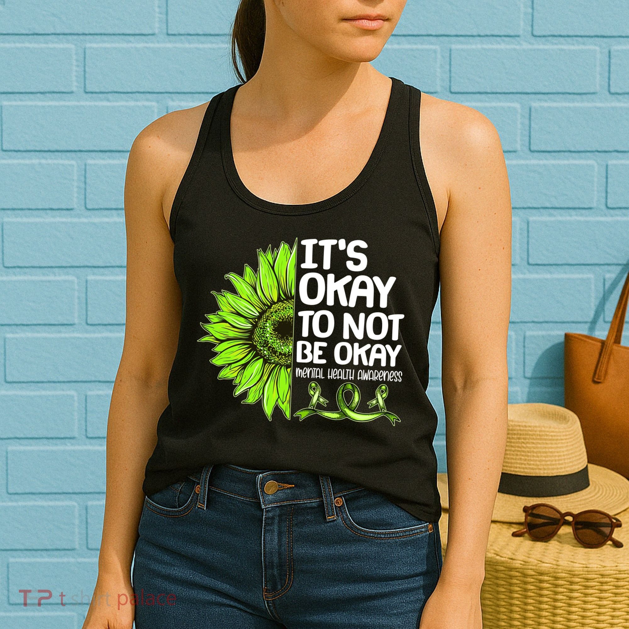It's Okay To Not Be Okay Mental Health Awareness Women's Tank Top