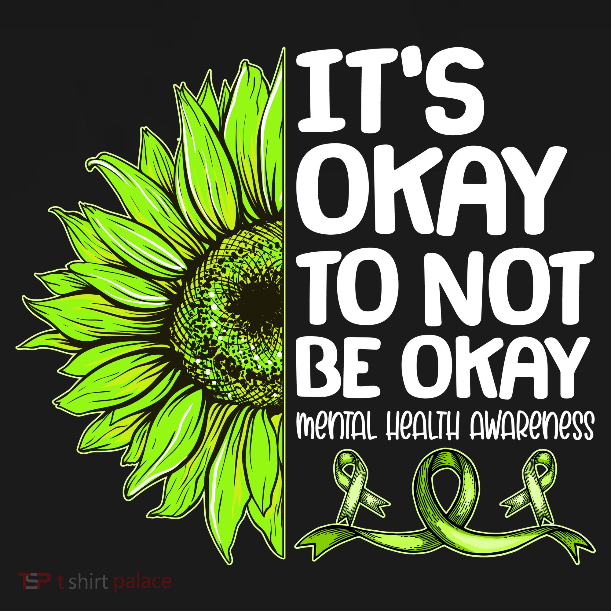 It's Okay To Not Be Okay Mental Health Awareness Baby Bodysuit