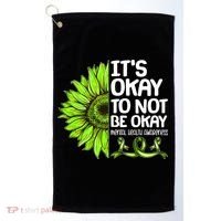 It's Okay To Not Be Okay Mental Health Awareness Golf Towel thumb 0