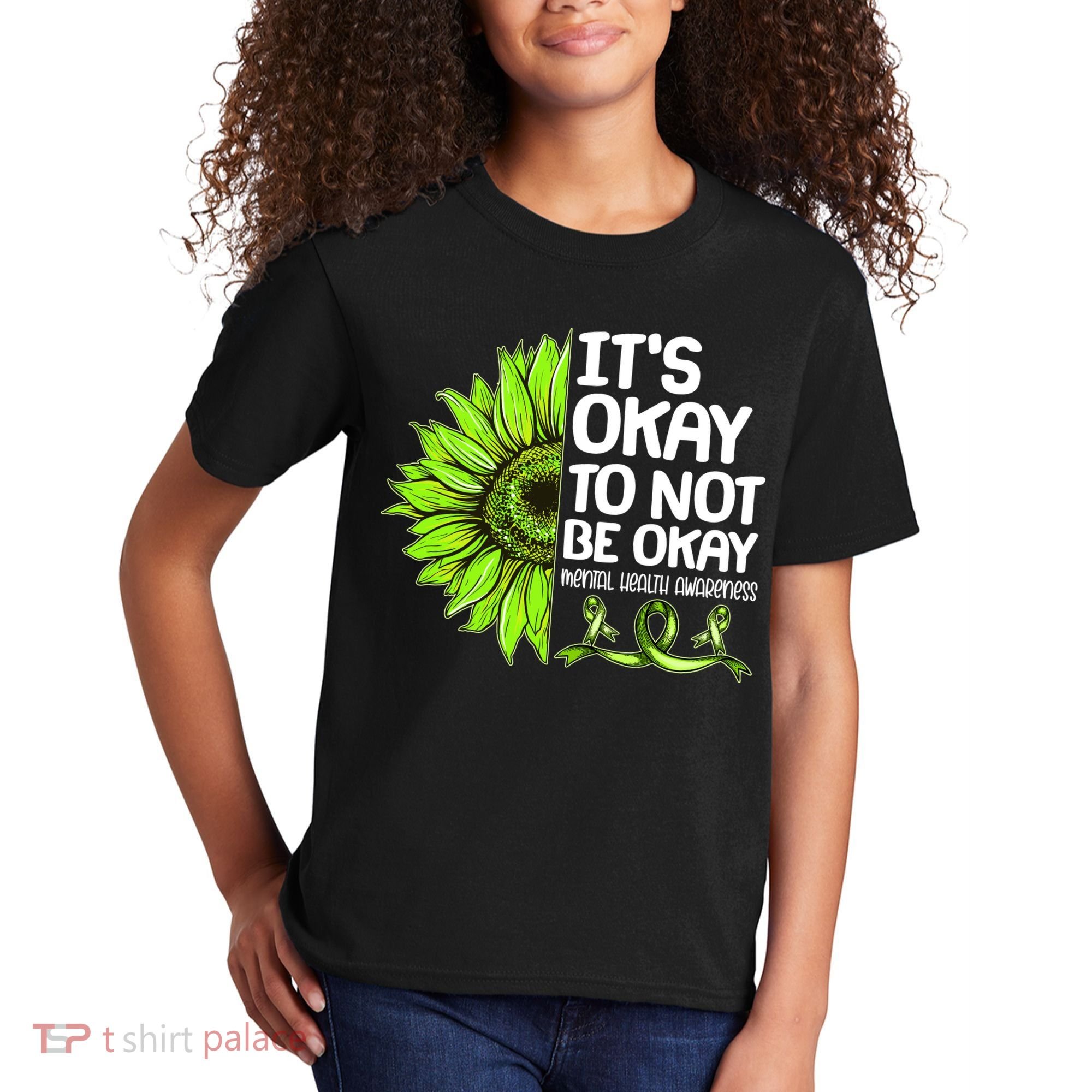 It's Okay To Not Be Okay Mental Health Awareness Kids T-Shirt