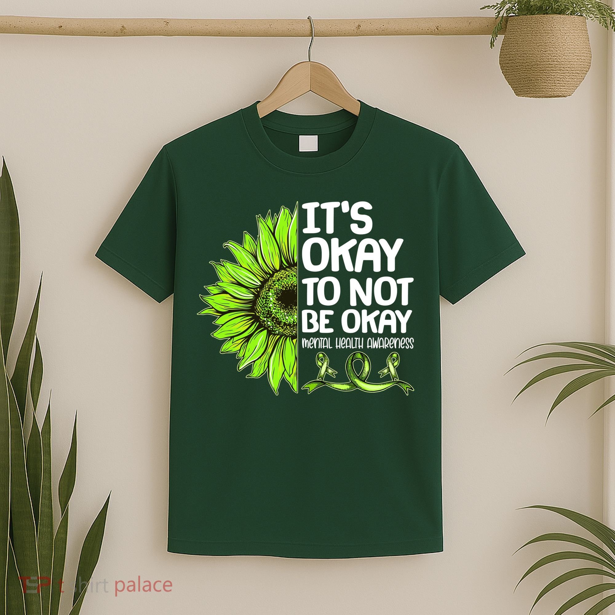 It's Okay To Not Be Okay Mental Health Awareness T-Shirt