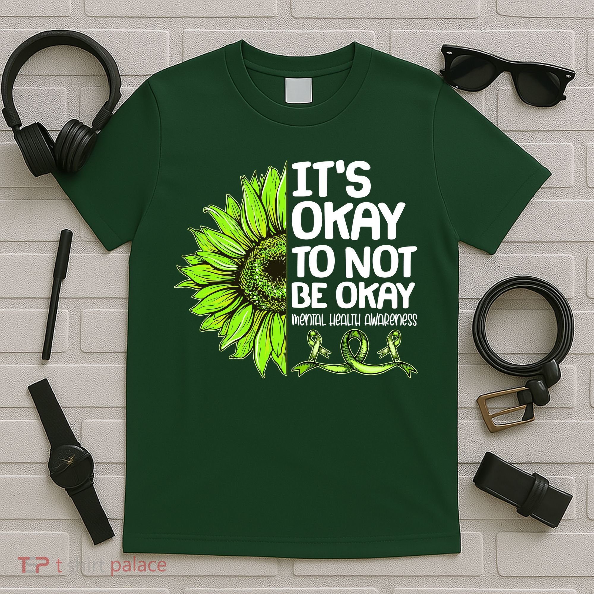 It's Okay To Not Be Okay Mental Health Awareness T-Shirt