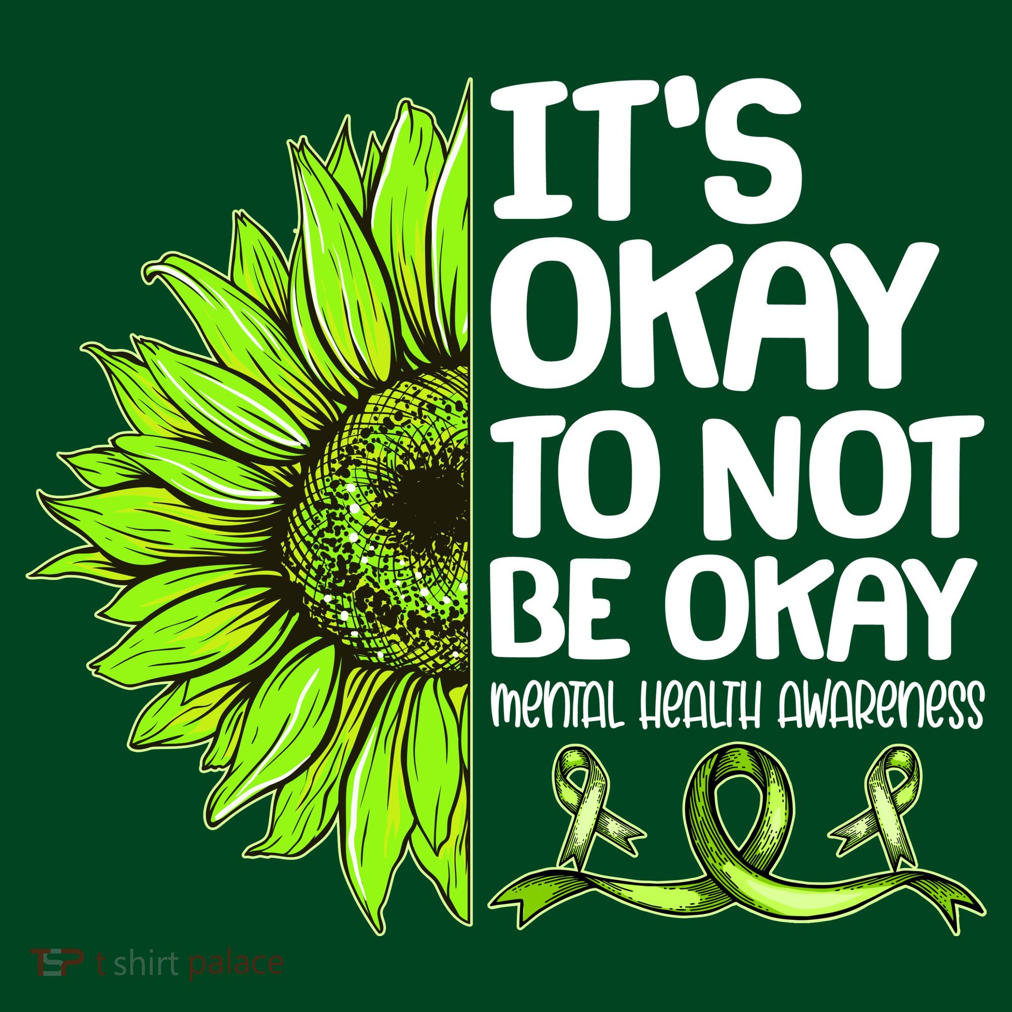 It's Okay To Not Be Okay Mental Health Awareness Polo