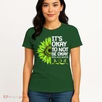 It's Okay To Not Be Okay Mental Health Awareness Women's T-Shirt thumb 4