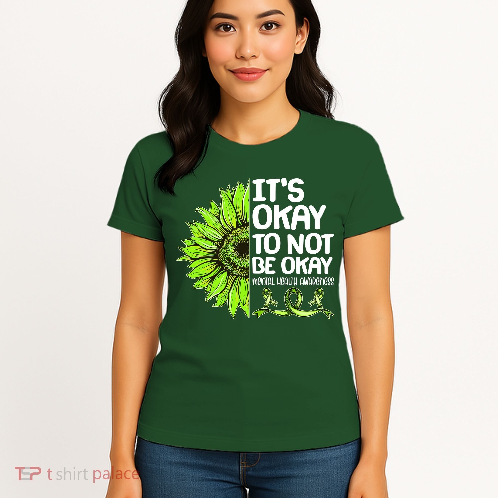 It's Okay To Not Be Okay Mental Health Awareness Women's T-Shirt