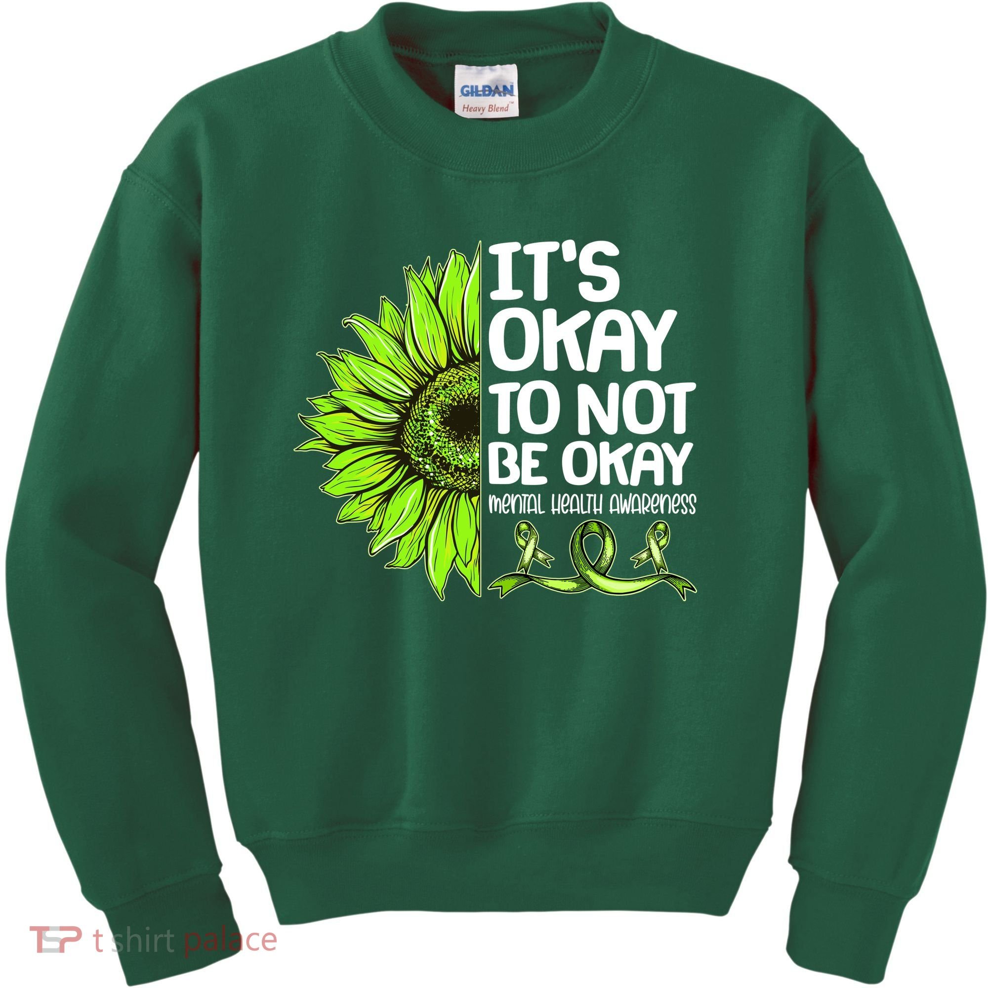 It's Okay To Not Be Okay Mental Health Awareness Kids Sweatshirt