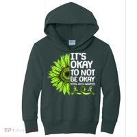 It's Okay To Not Be Okay Mental Health Awareness Kids Hoodie thumb 0