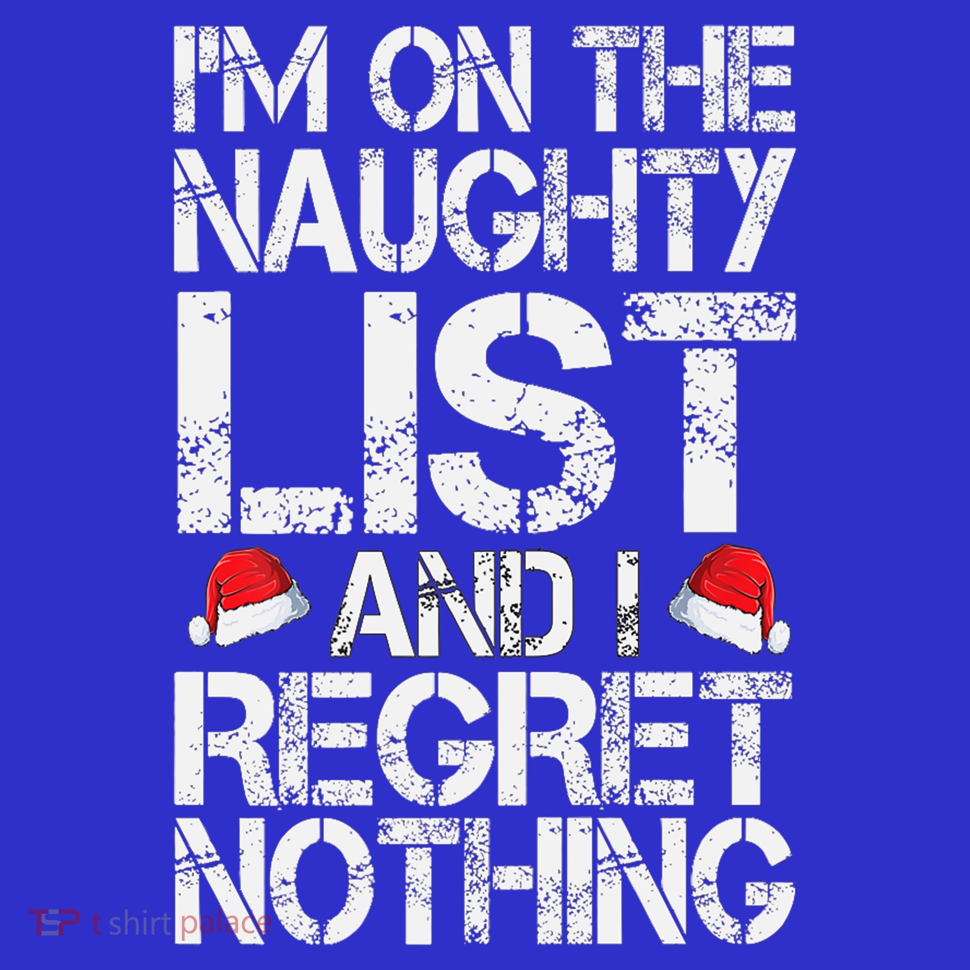 I'm On The Naughty List And I Regret Nothing Funny Christmas Gift Coaster