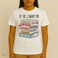 It's Okay To Feel Your Feeling, Ask For Help Mental Health T-Shirt thumb 4