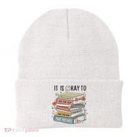 It's Okay To Feel Your Feeling, Ask For Help Mental Health Beanie thumb 0