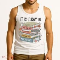 It's Okay To Feel Your Feeling, Ask For Help Mental Health Tank Top thumb 3