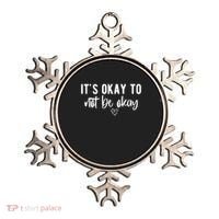 Its Okay To Noe Be Okay Mental Awareness Ornament thumb 0