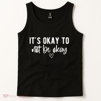 Its Okay To Noe Be Okay Mental Awareness Tank Top thumb 2