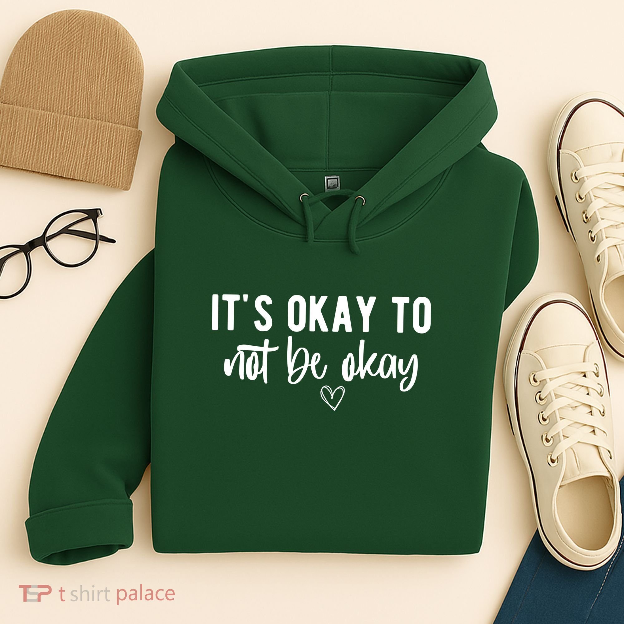 Its Okay To Noe Be Okay Mental Awareness Hoodie