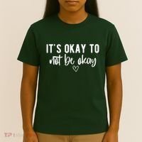 Its Okay To Noe Be Okay Mental Awareness T-Shirt thumb 4