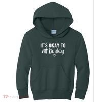 Its Okay To Noe Be Okay Mental Awareness Kids Hoodie thumb 0