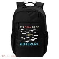 It's Okay To Be Different Fish Autism Awareness Month Backpack thumb 0
