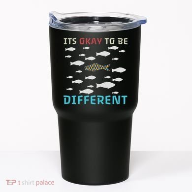 It's Okay To Be Different Fish Autism Awareness Month Tumbler