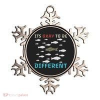 It's Okay To Be Different Fish Autism Awareness Month Ornament thumb 0