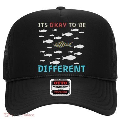 It's Okay To Be Different Fish Autism Awareness Month Hat