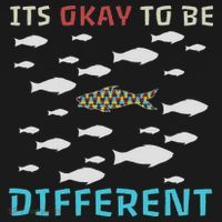 It's Okay To Be Different Fish Autism Awareness Month Visor thumb 3