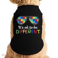 It's Ok To Be Different Sunglasses Be Kind Autism Aware Doggie Tank thumb 0