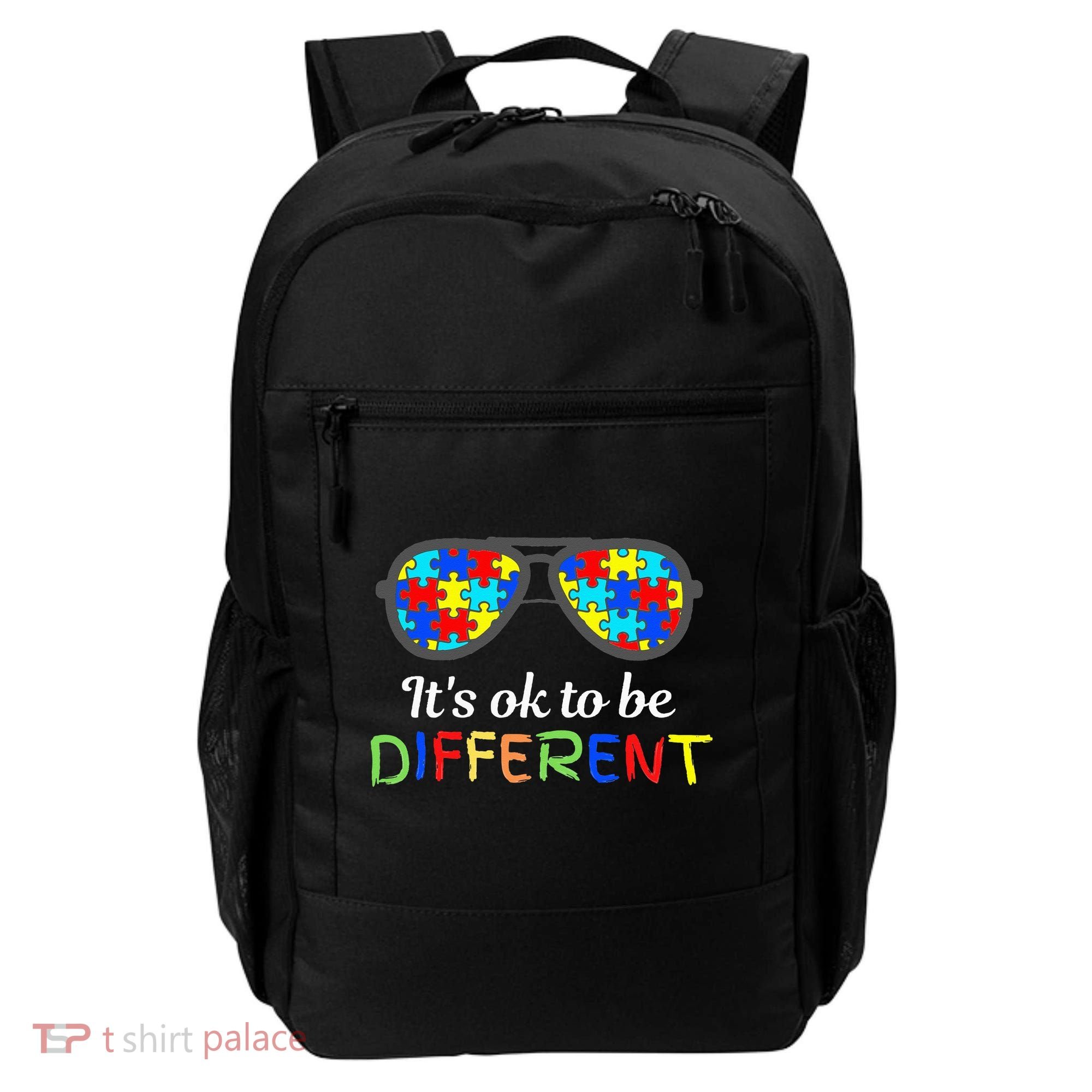 It's Ok To Be Different Sunglasses Be Kind Autism Aware Backpack