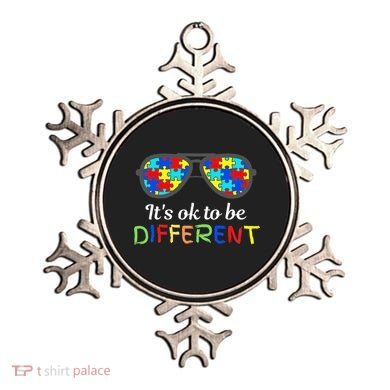 It's Ok To Be Different Sunglasses Be Kind Autism Aware Ornament