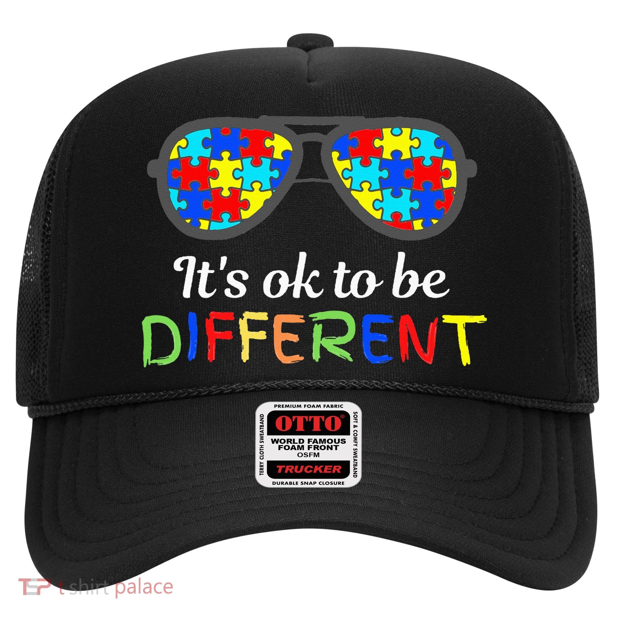 It's Ok To Be Different Sunglasses Be Kind Autism Aware Hat