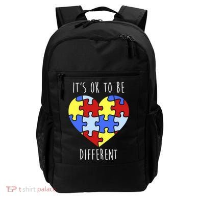 Its Ok To Be Different Autism Awareness Backpack