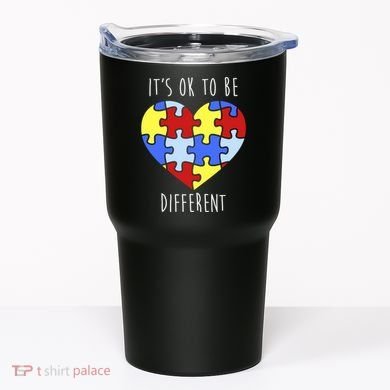 Its Ok To Be Different Autism Awareness Tumbler