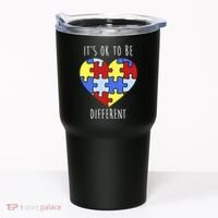 Its Ok To Be Different Autism Awareness Tumbler thumb 0
