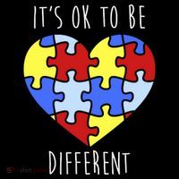 Its Ok To Be Different Autism Awareness Ornament thumb 1
