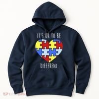 Its Ok To Be Different Autism Awareness Hoodie thumb 0
