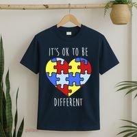 Its Ok To Be Different Autism Awareness T-Shirt thumb 2