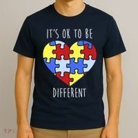 Its Ok To Be Different Autism Awareness T-Shirt thumb 3