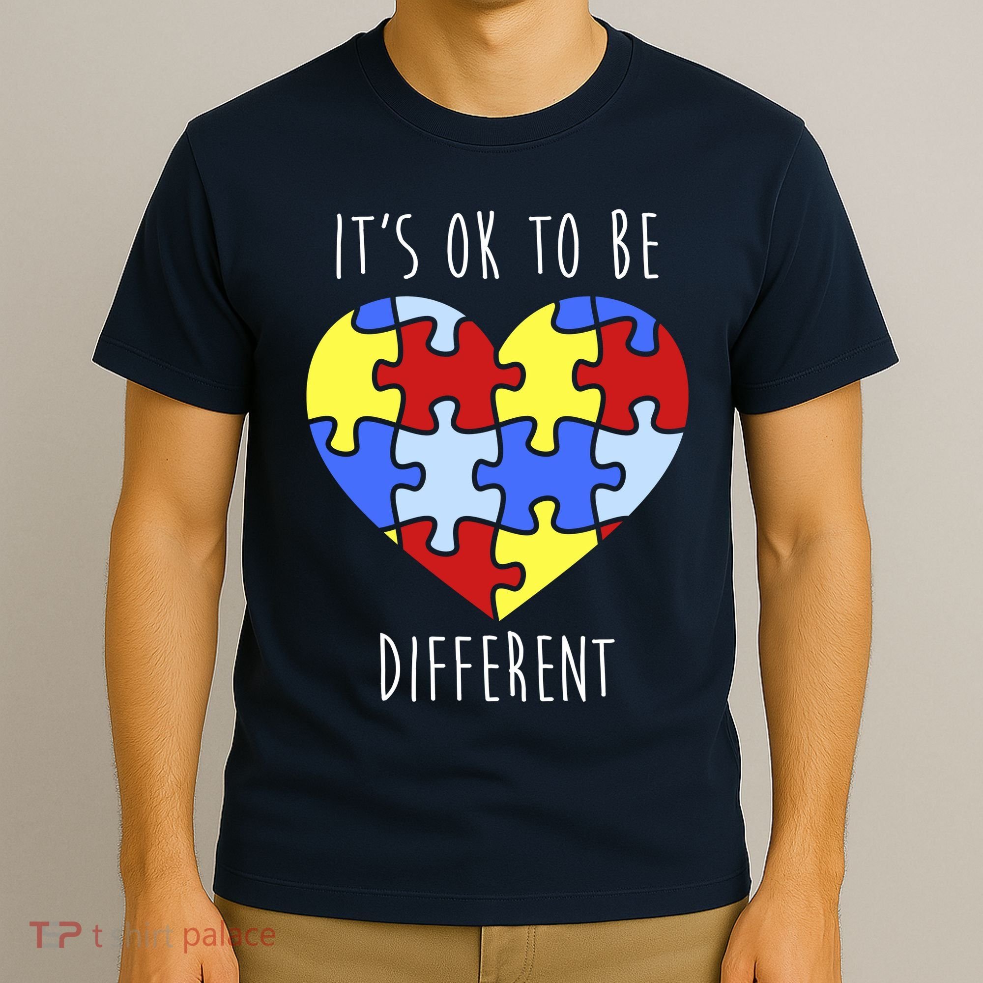 Its Ok To Be Different Autism Awareness T-Shirt
