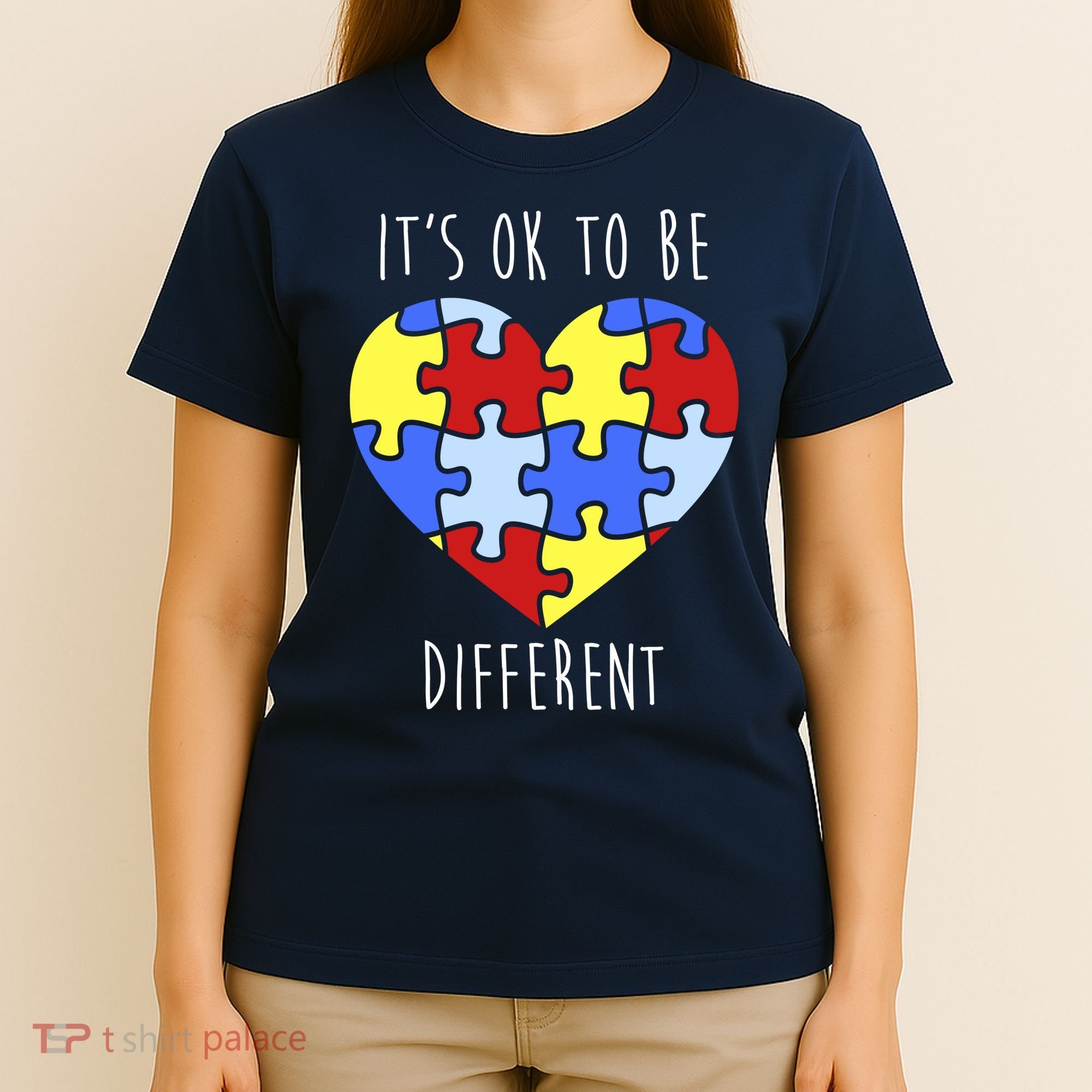 Its Ok To Be Different Autism Awareness T-Shirt