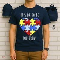 Its Ok To Be Different Autism Awareness T-Shirt thumb 6